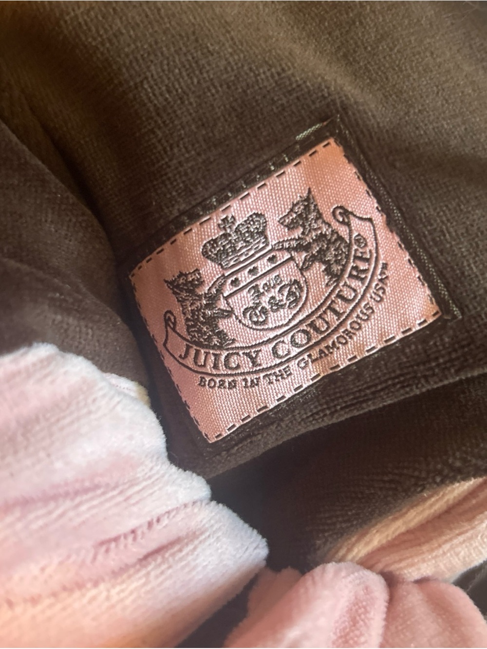 RARE! NEW JUICY COUTURE TRAVEL BLANKET / ZIPPERED CARRYING CASE Y2K - Picture 7 of 12